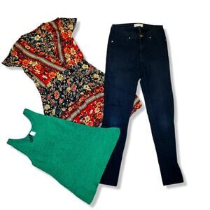 EUC Womens mixed brand lot of three items, size small.